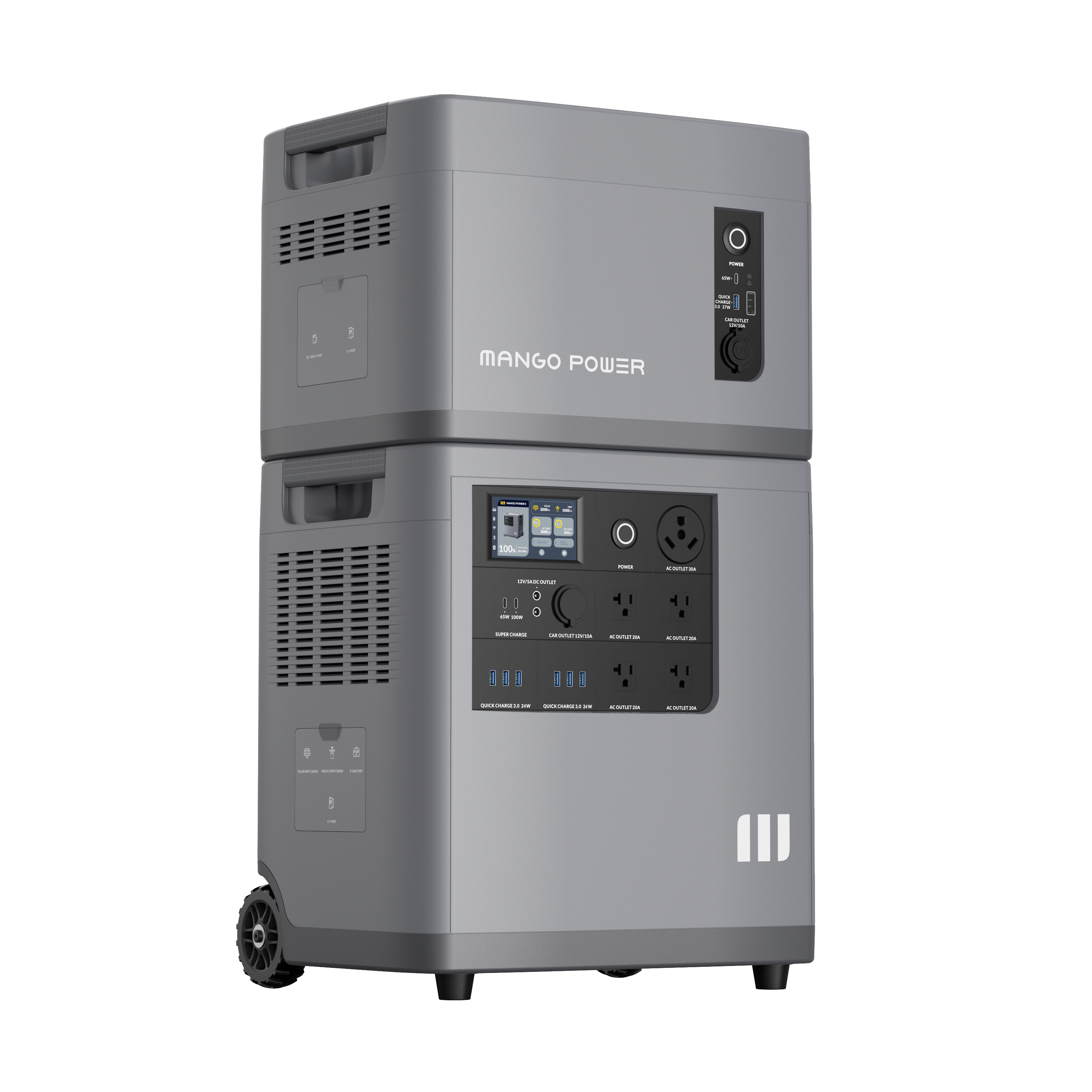 Mango Power E with Expansion Battery (7kWh Capacity, 3Kw Output, 120V)