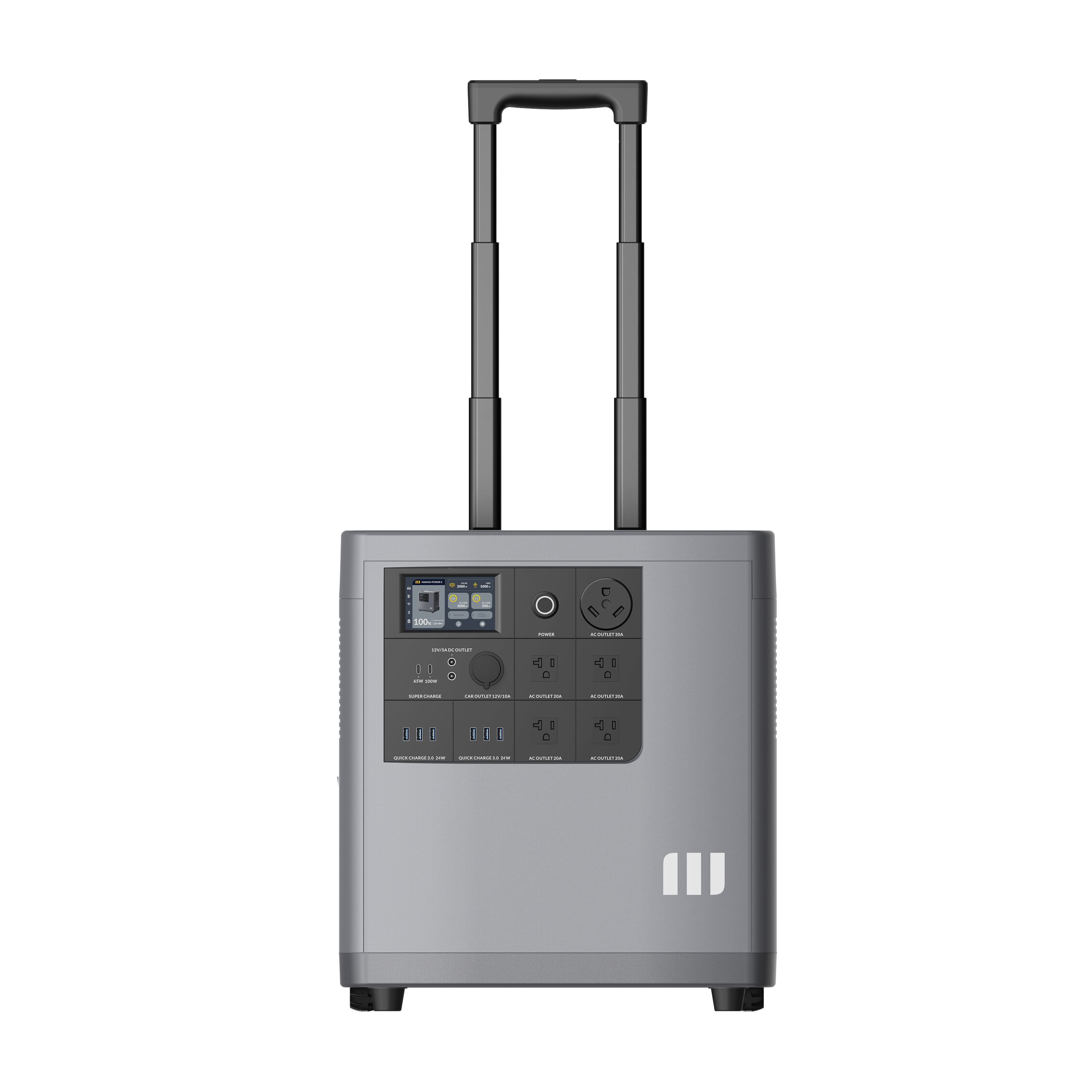 Mango Power E Home Backup and Portable Power Station (3.5kWh Capacity, 3kW Output, 120V)